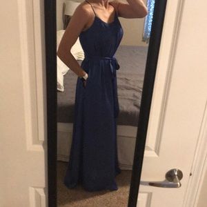 Worn once, maxi dress, 100% polyester!